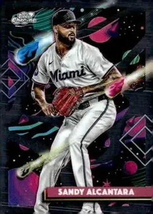 2025 Topps Chrome Cosmic #158 Sandy Alcantara