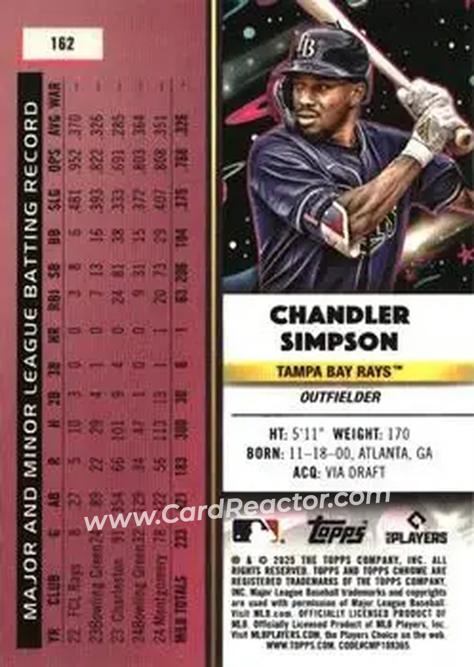 Back of Chandler Simpson