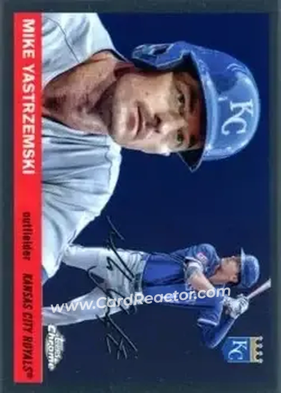 Front of Mike Yastrzemski