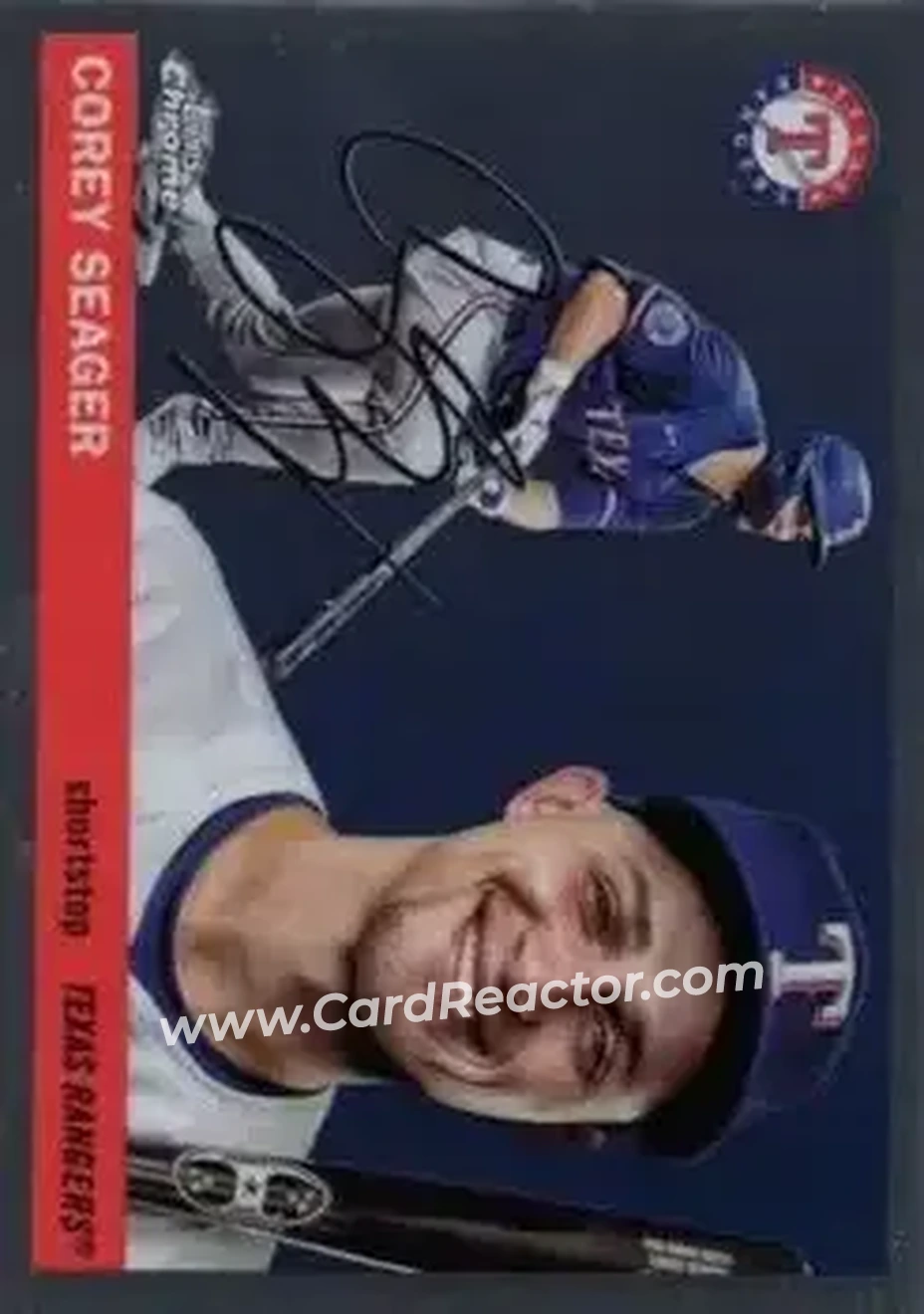 Front of Corey Seager