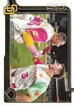 2025 Topps #143 - All Smiles: Perfect Weather in S.D. - San Diego Padres - Front