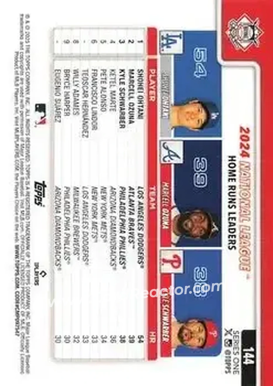 Back of Card #144