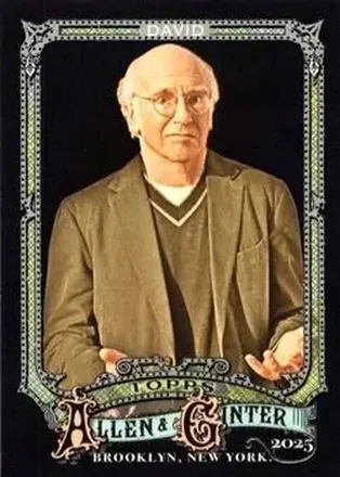 2025 Topps Allen & Ginter X #184 Larry David