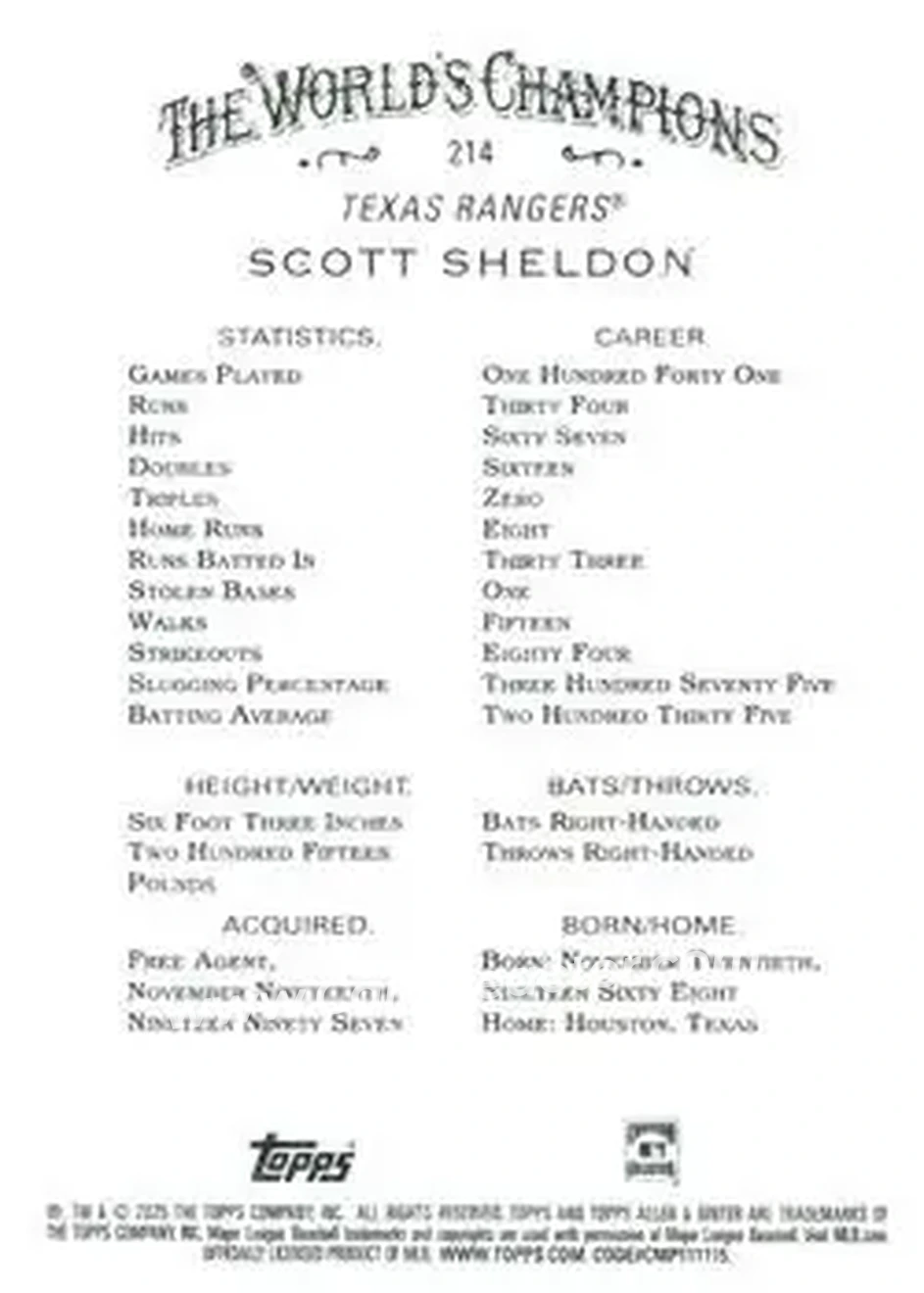 Back of Scott Sheldon