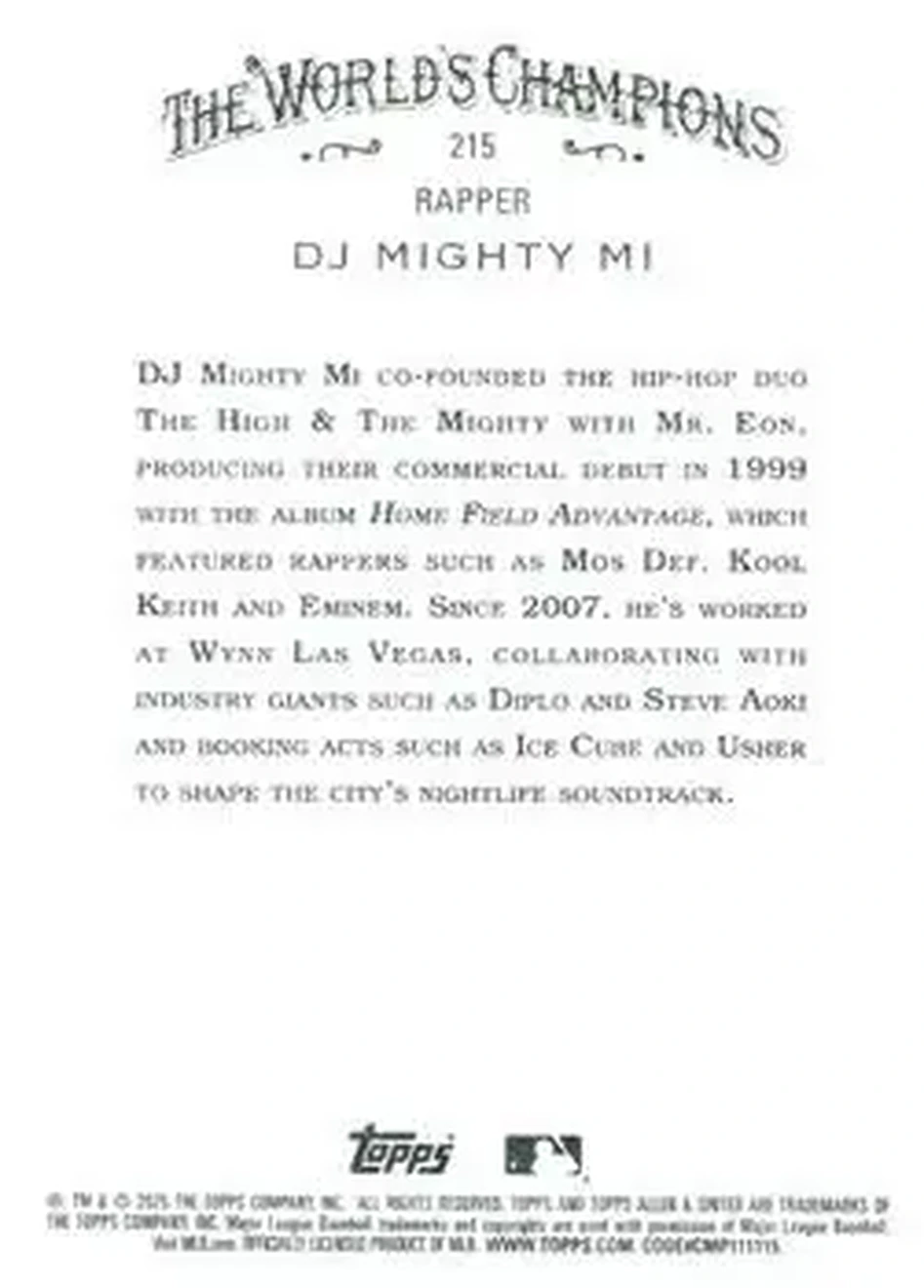 Back of DJ Mighty Mi