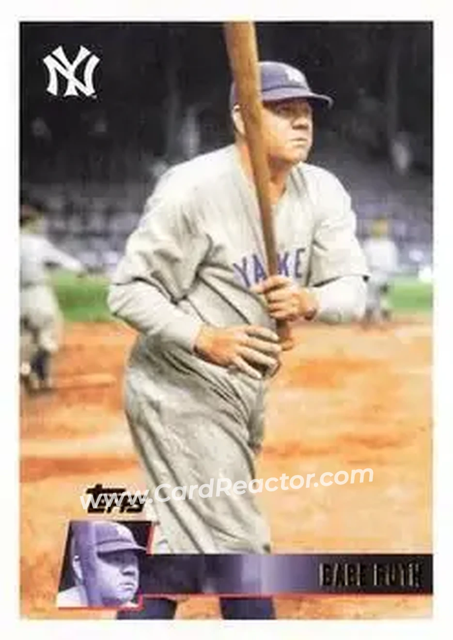 Front of Babe Ruth