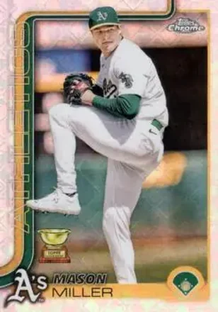 2025 Topps Chrome Logofractor Edition #142 Mason Miller