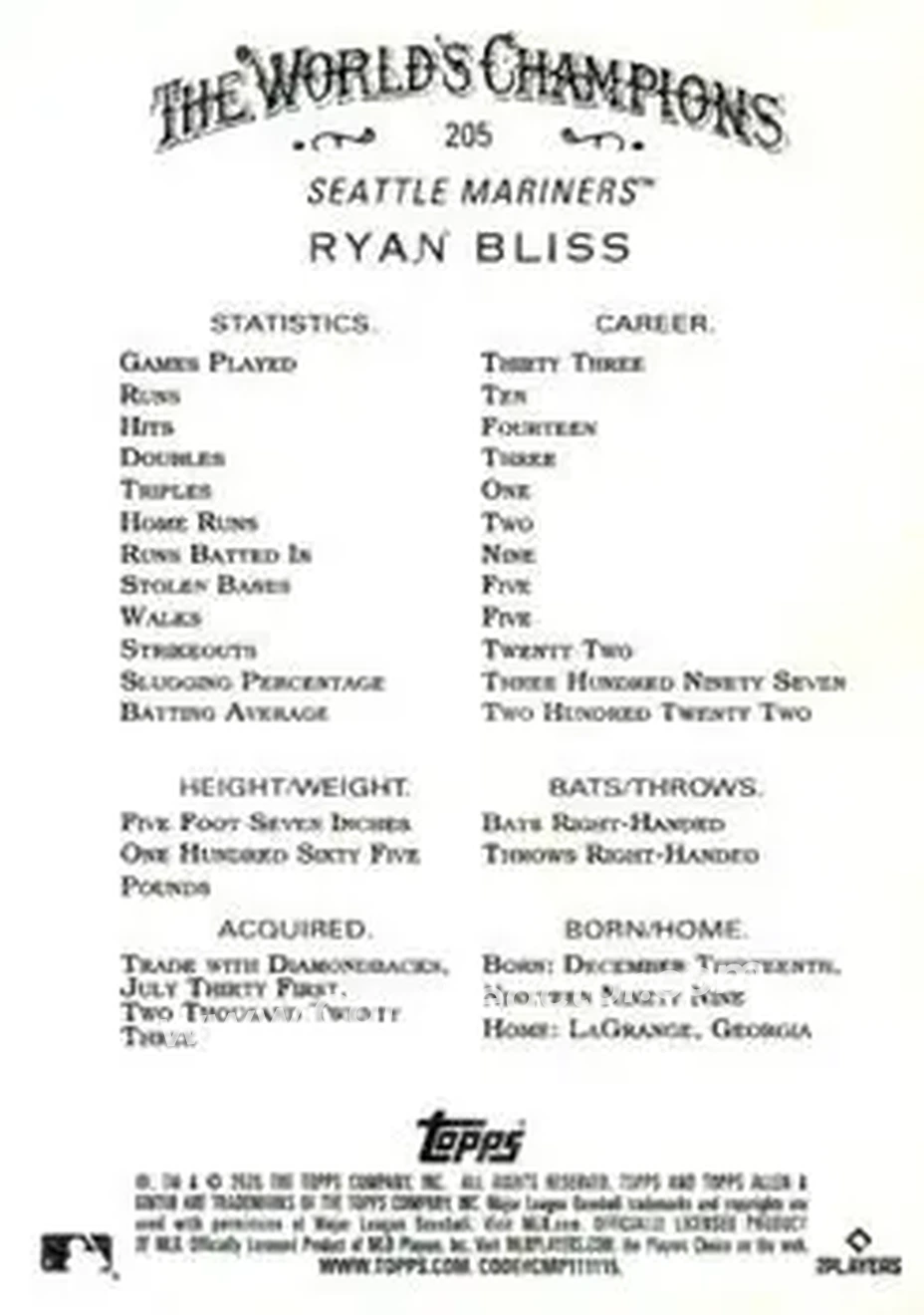 Back of Ryan Bliss