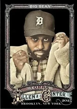 2025 Topps Allen & Ginter X #206 Big Sean