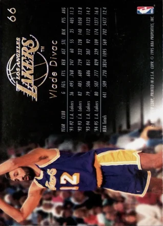 Vlade Divac Rückseite