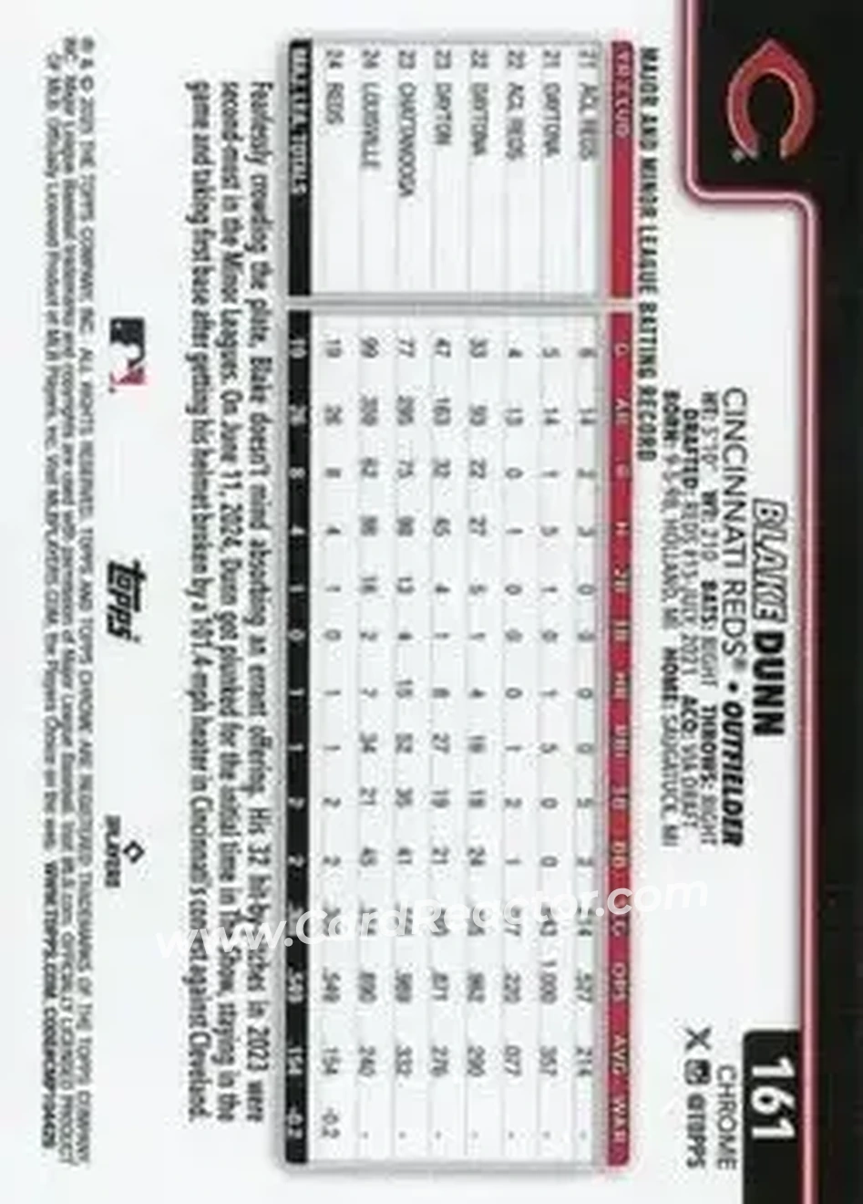 Back of Blake Dunn