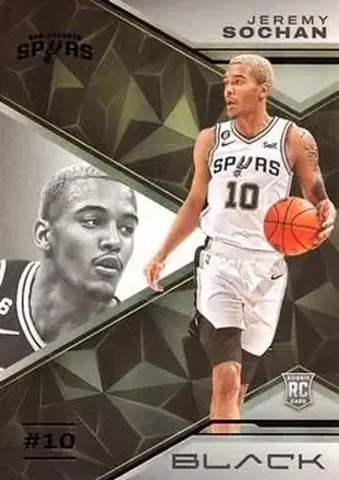 2022-23 Panini Black #75 - Jeremy Sochan - San Antonio Spurs