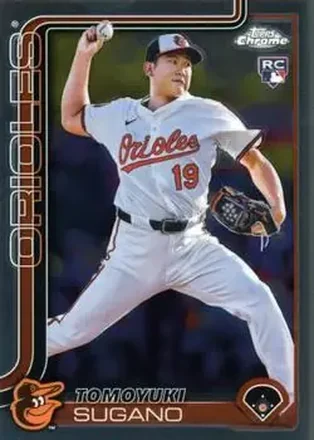 2025 Topps Chrome #166 Tomoyuki Sugano
