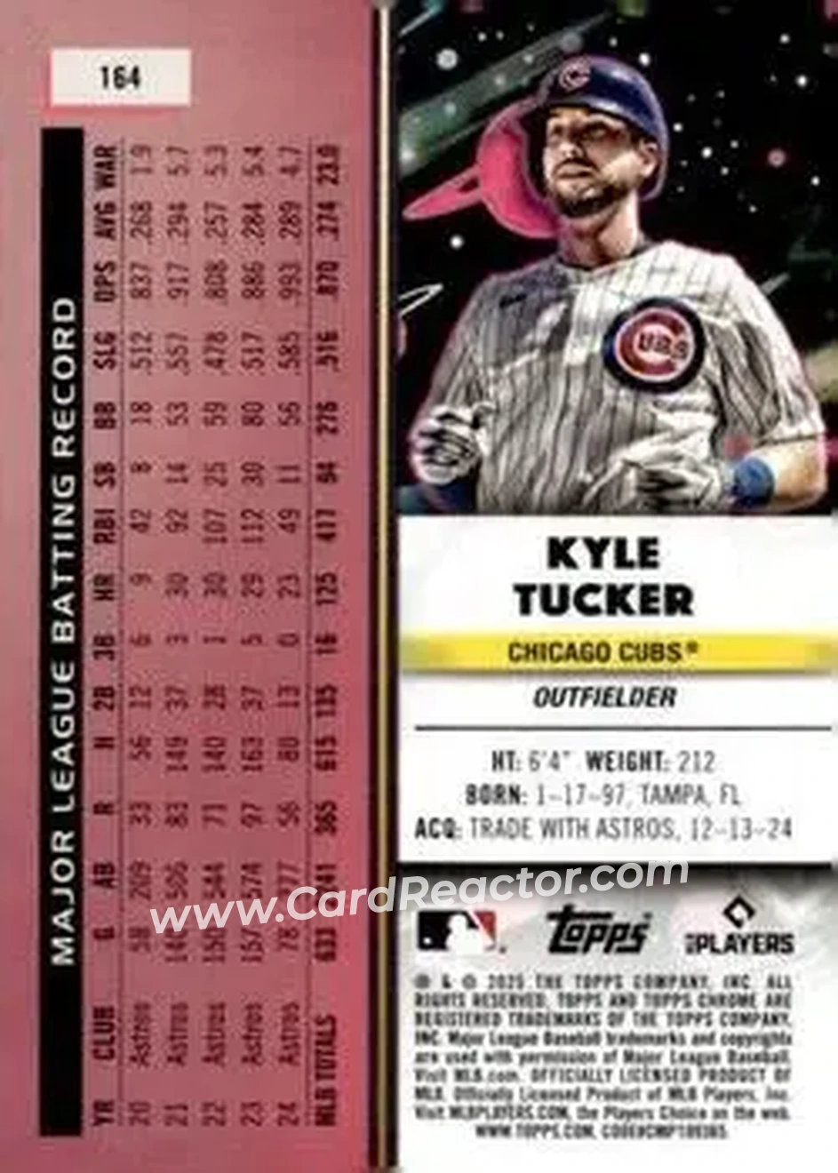 Back of Kyle Tucker