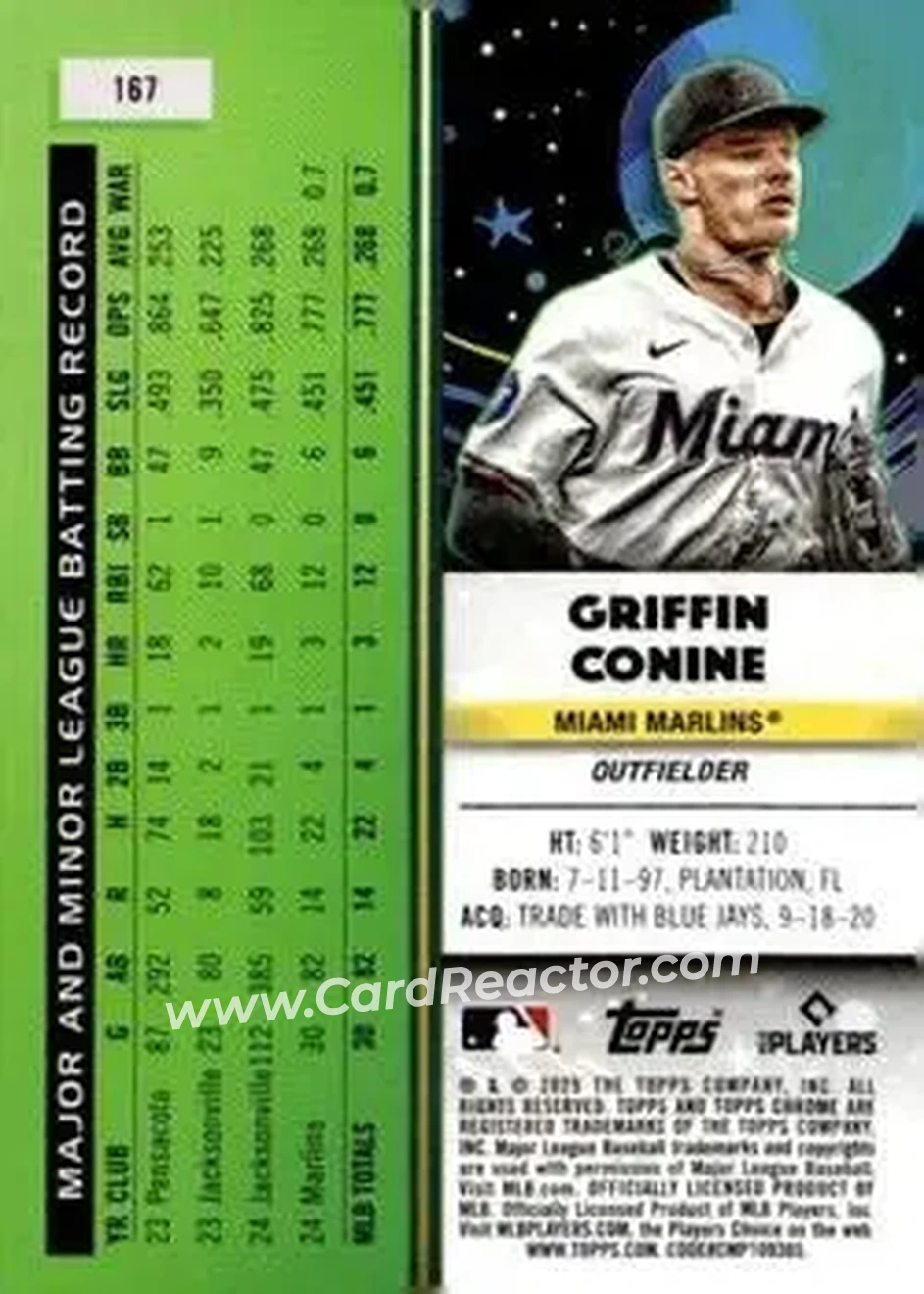 Back of Griffin Conine
