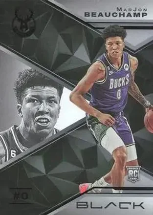 2022-23 Panini Black #76 - MarJon Beauchamp - Milwaukee Bucks