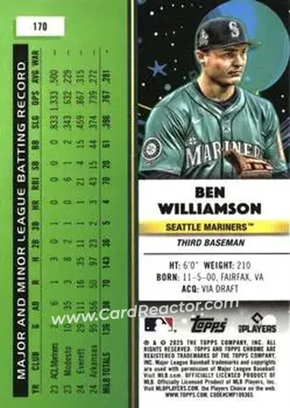 Back of Ben Williamson