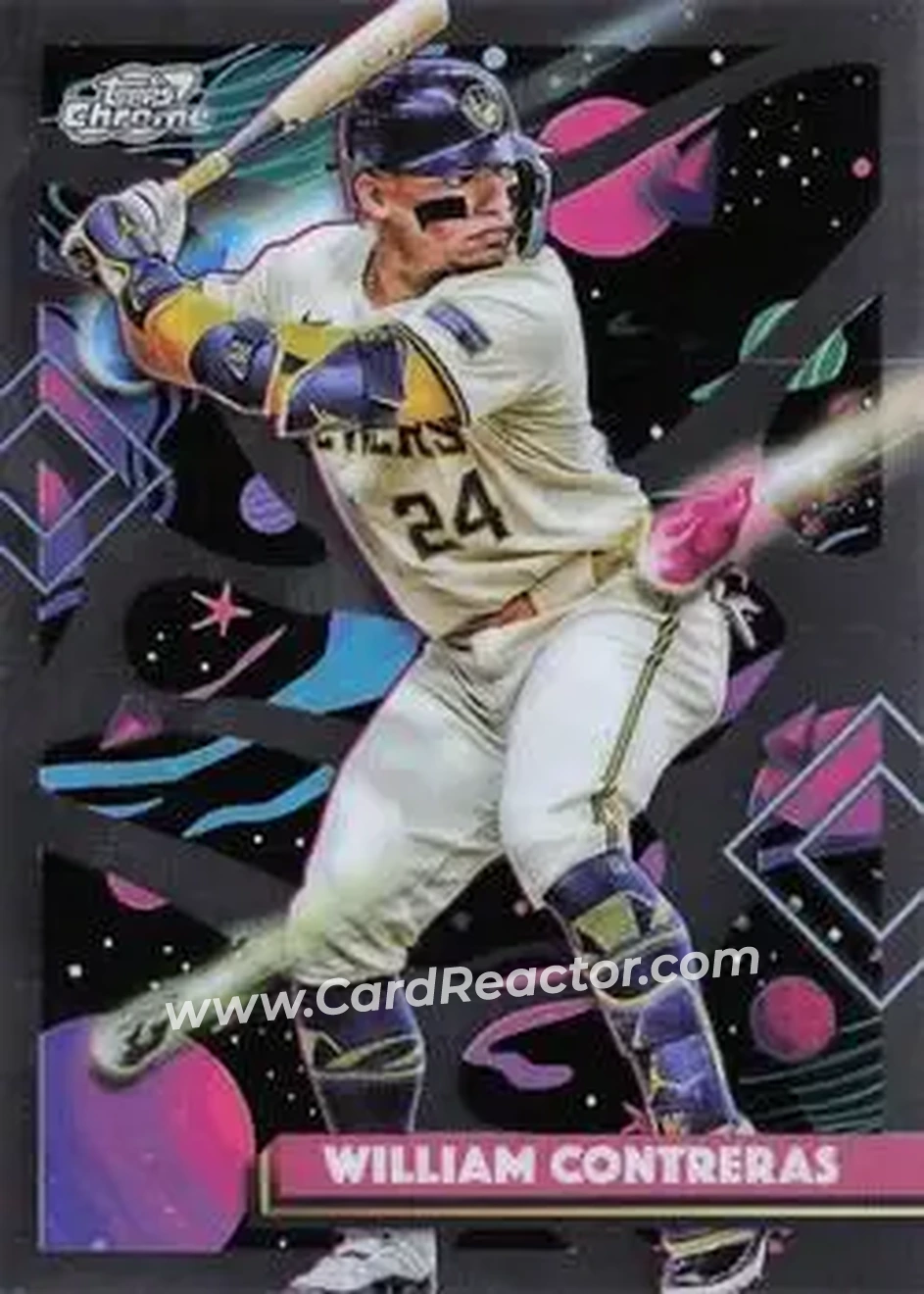 2025 Topps Chrome Cosmic #171 William Contreras