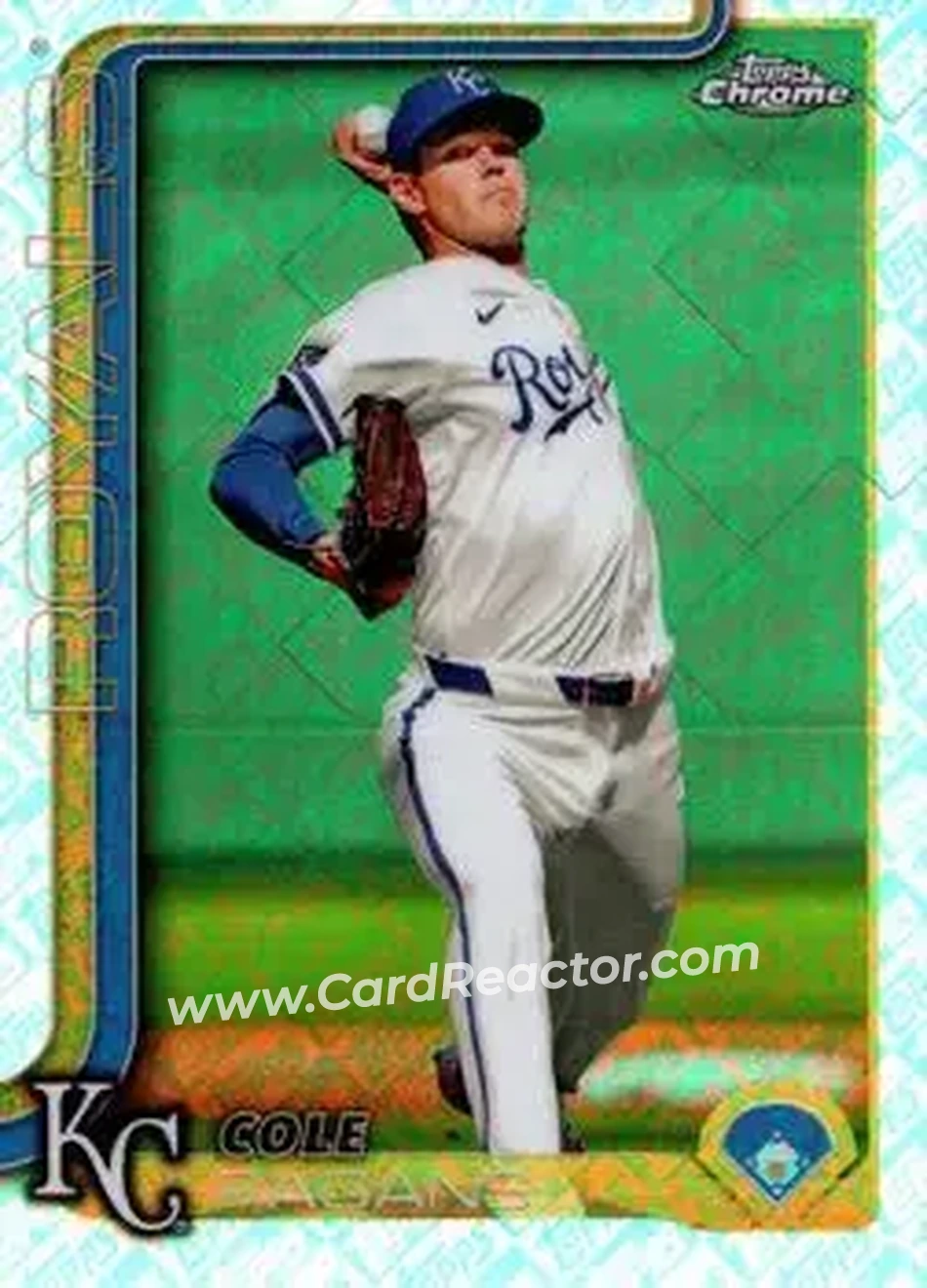 2025 Topps Chrome Logofractor Edition #151 Cole Ragans