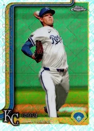2025 Topps Chrome Logofractor Edition #151 Cole Ragans