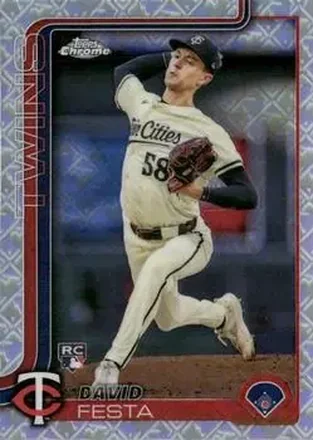 2025 Topps Chrome Logofractor Edition #156 David Festa
