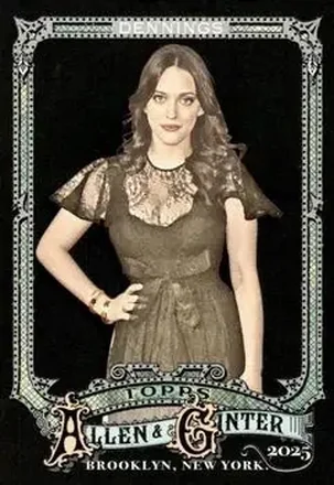 2025 Topps Allen & Ginter X #213 Kat Dennings