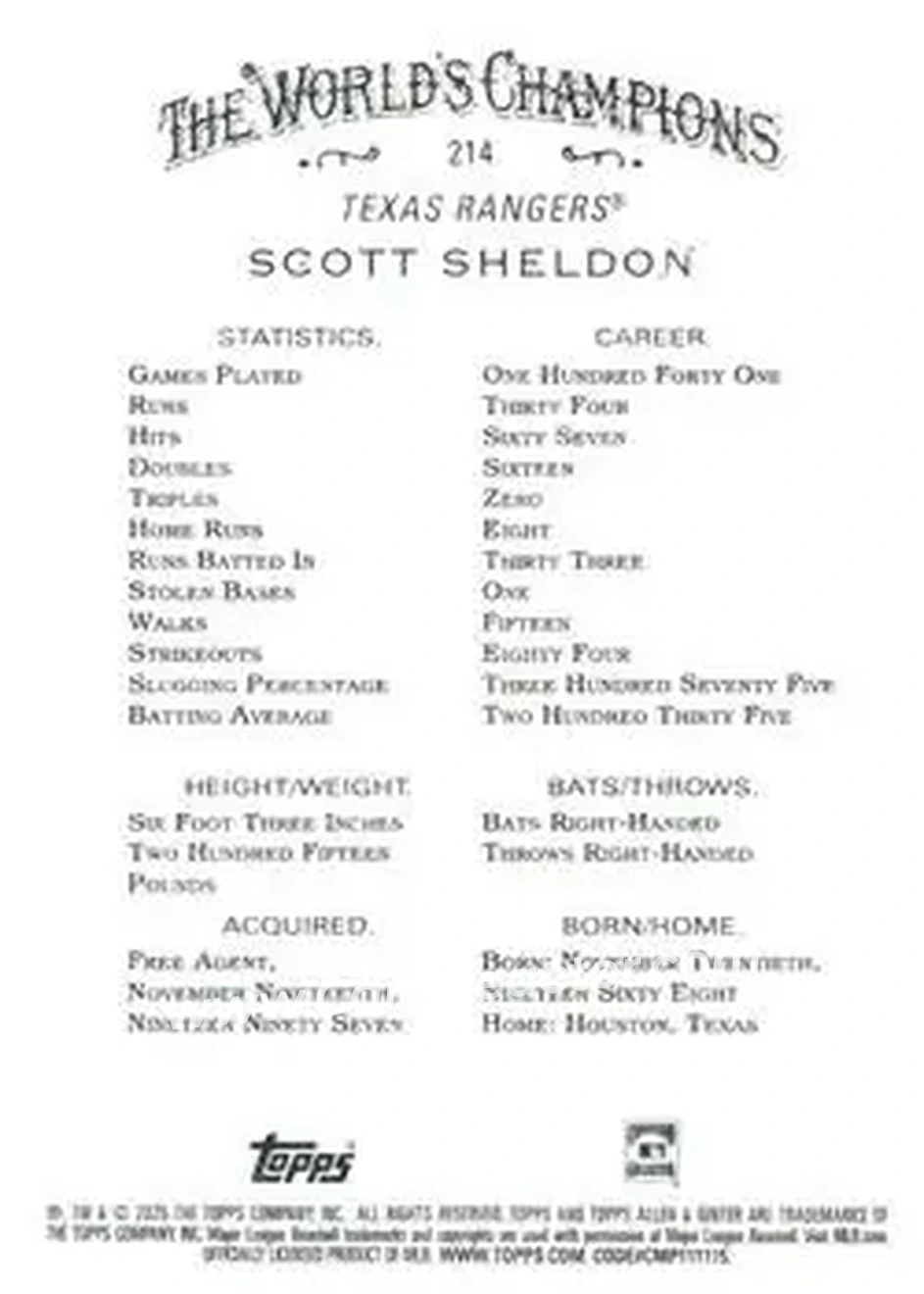 Back of Scott Sheldon