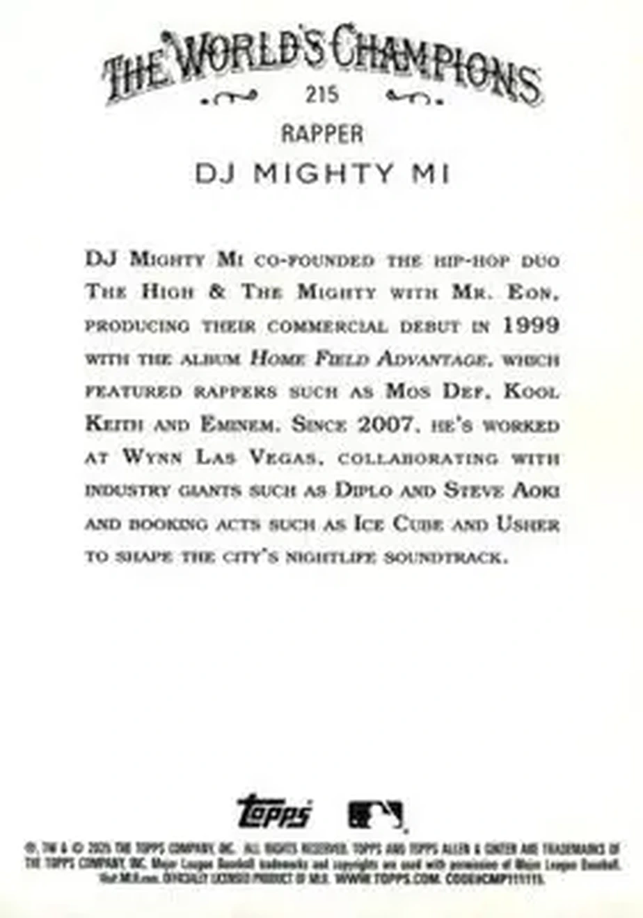 Back of DJ Mighty Mi