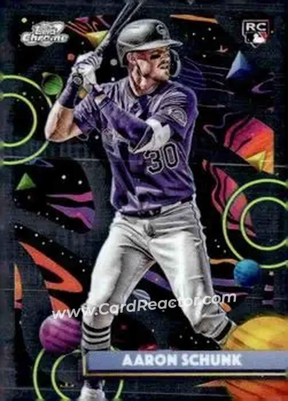 2025 Topps Chrome Cosmic #172 Aaron Schunk
