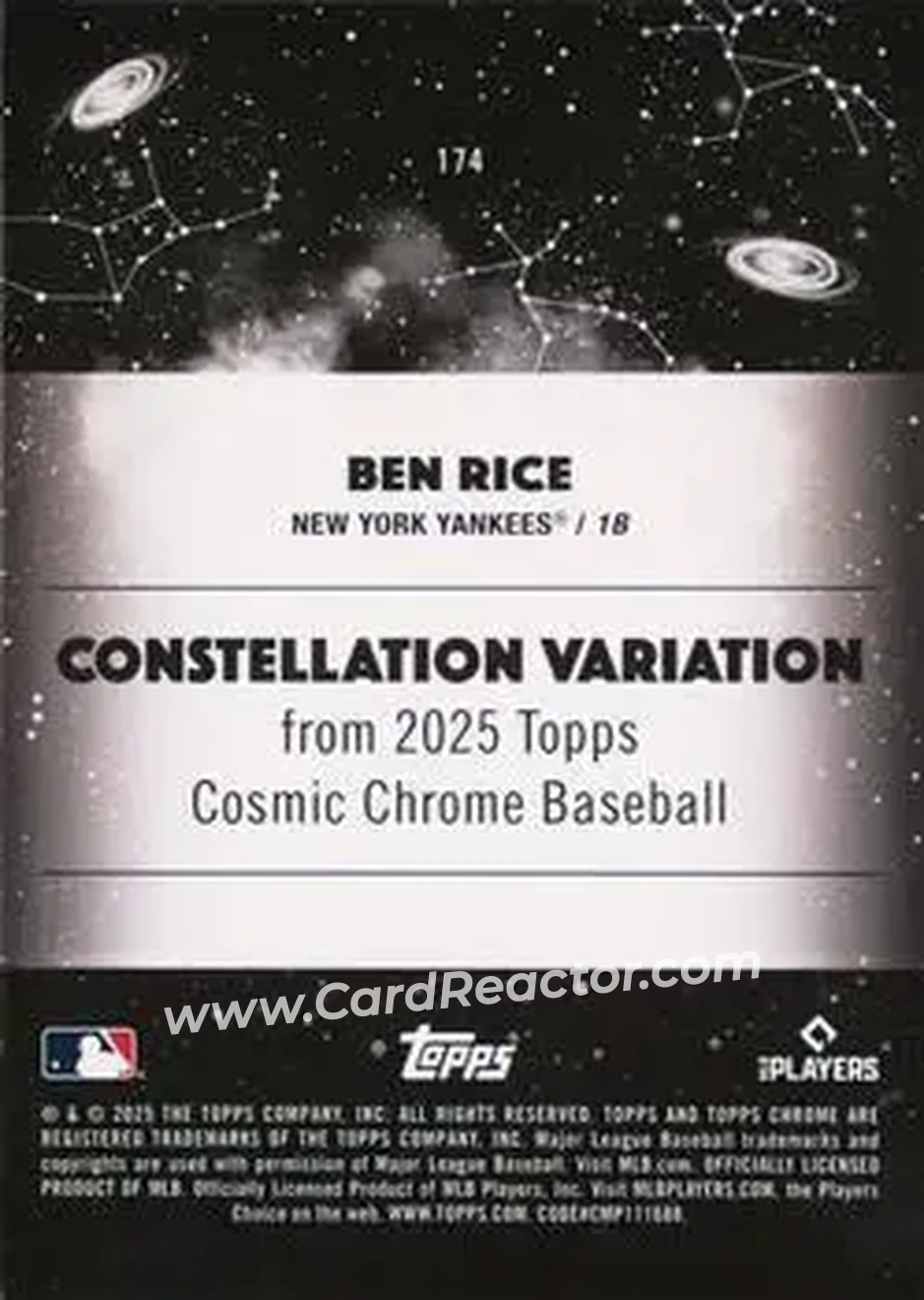 Back of Ben Rice