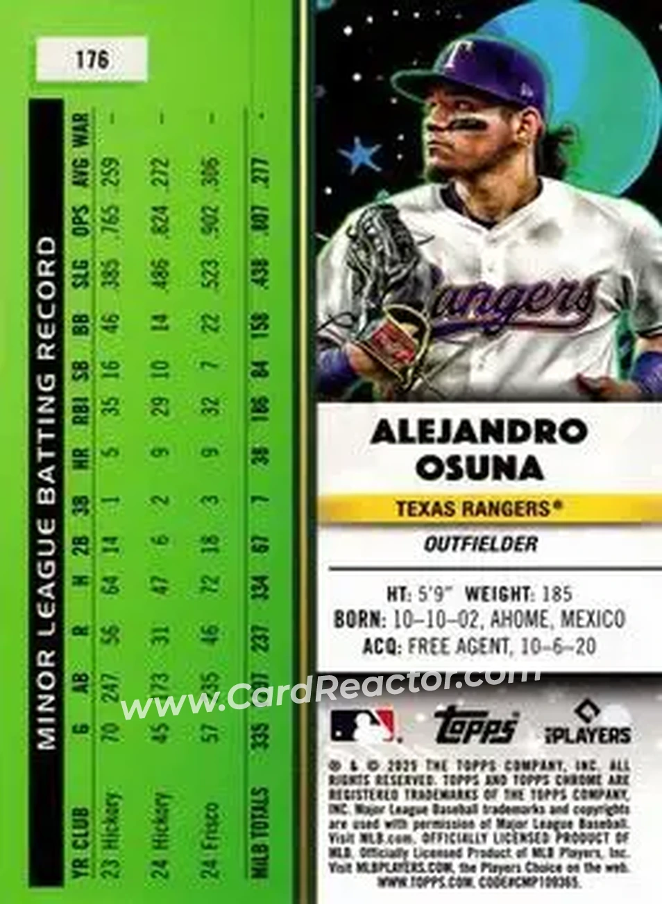 Back of Alejandro Osuna