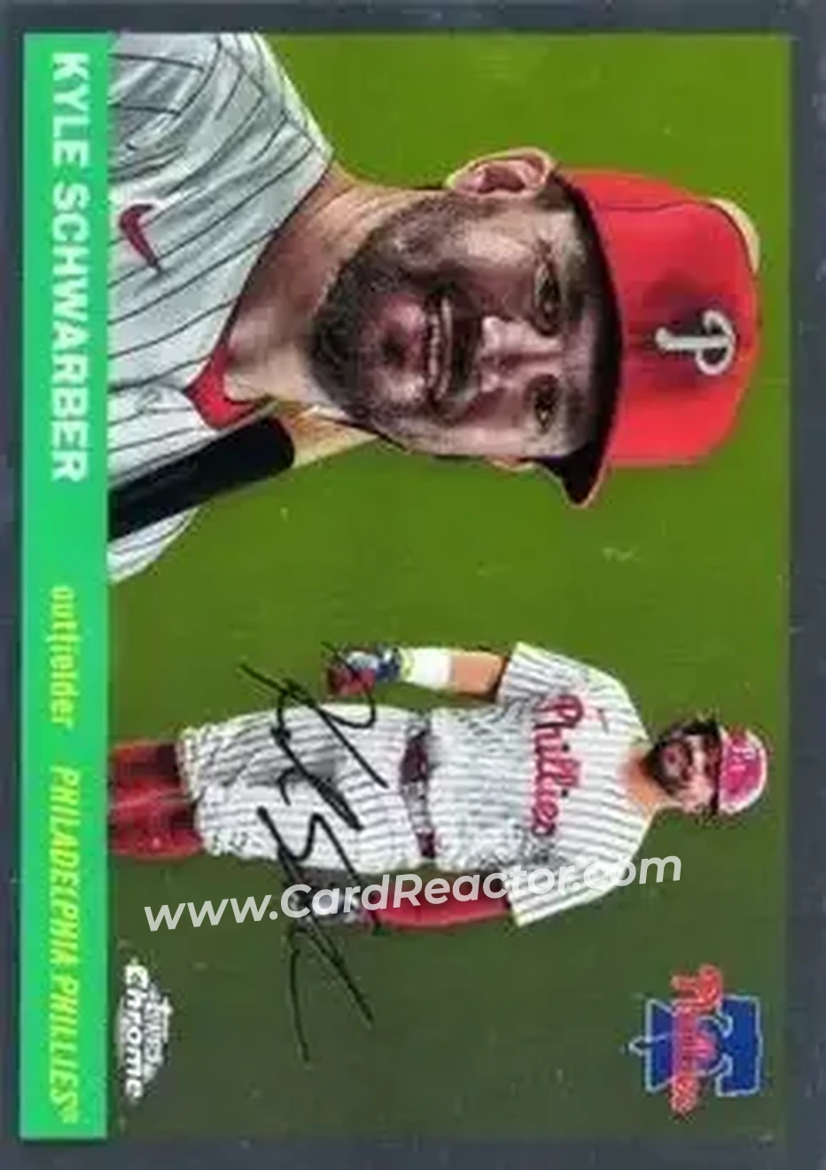 Front of Kyle Schwarber