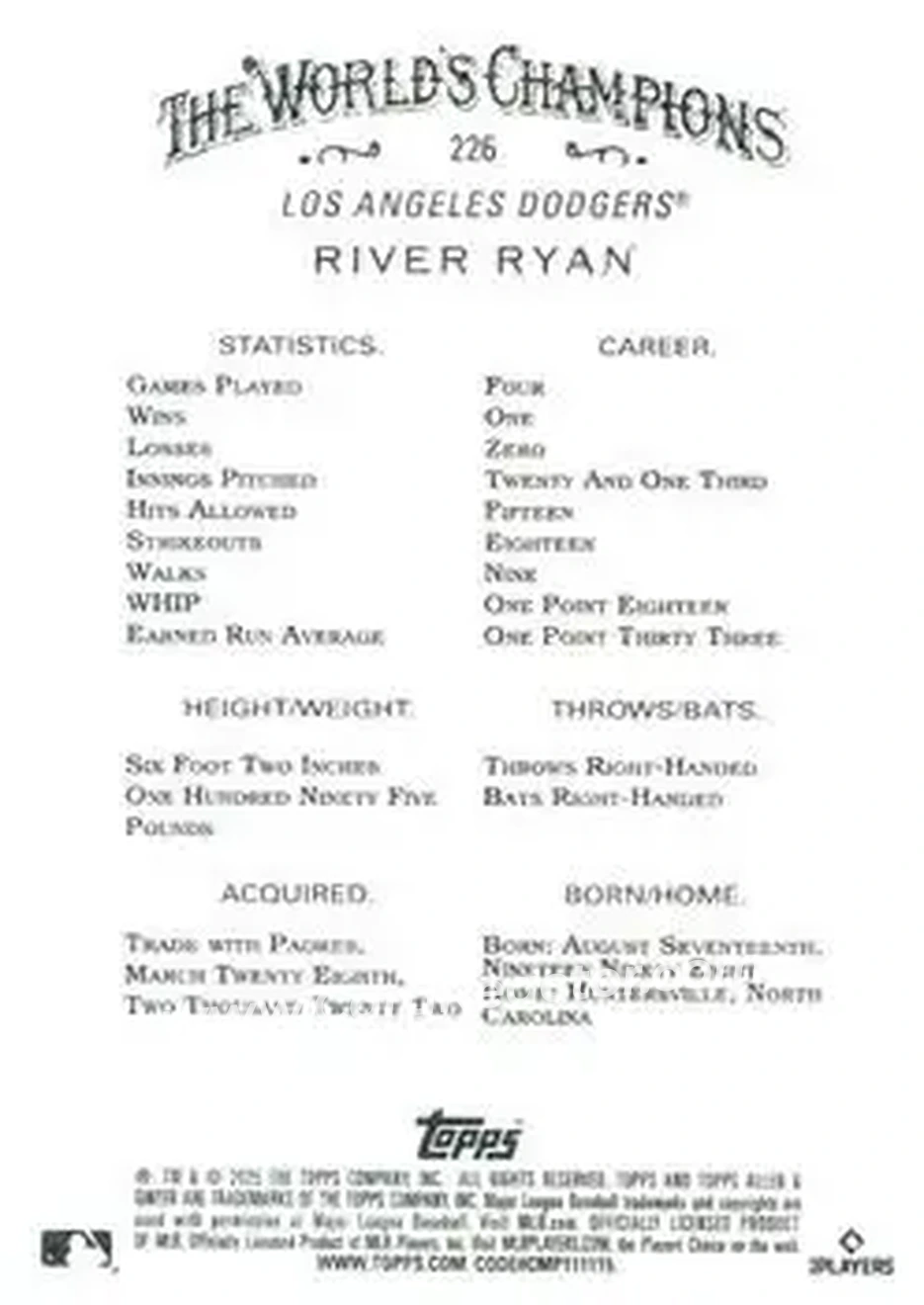 Back of River Ryan
