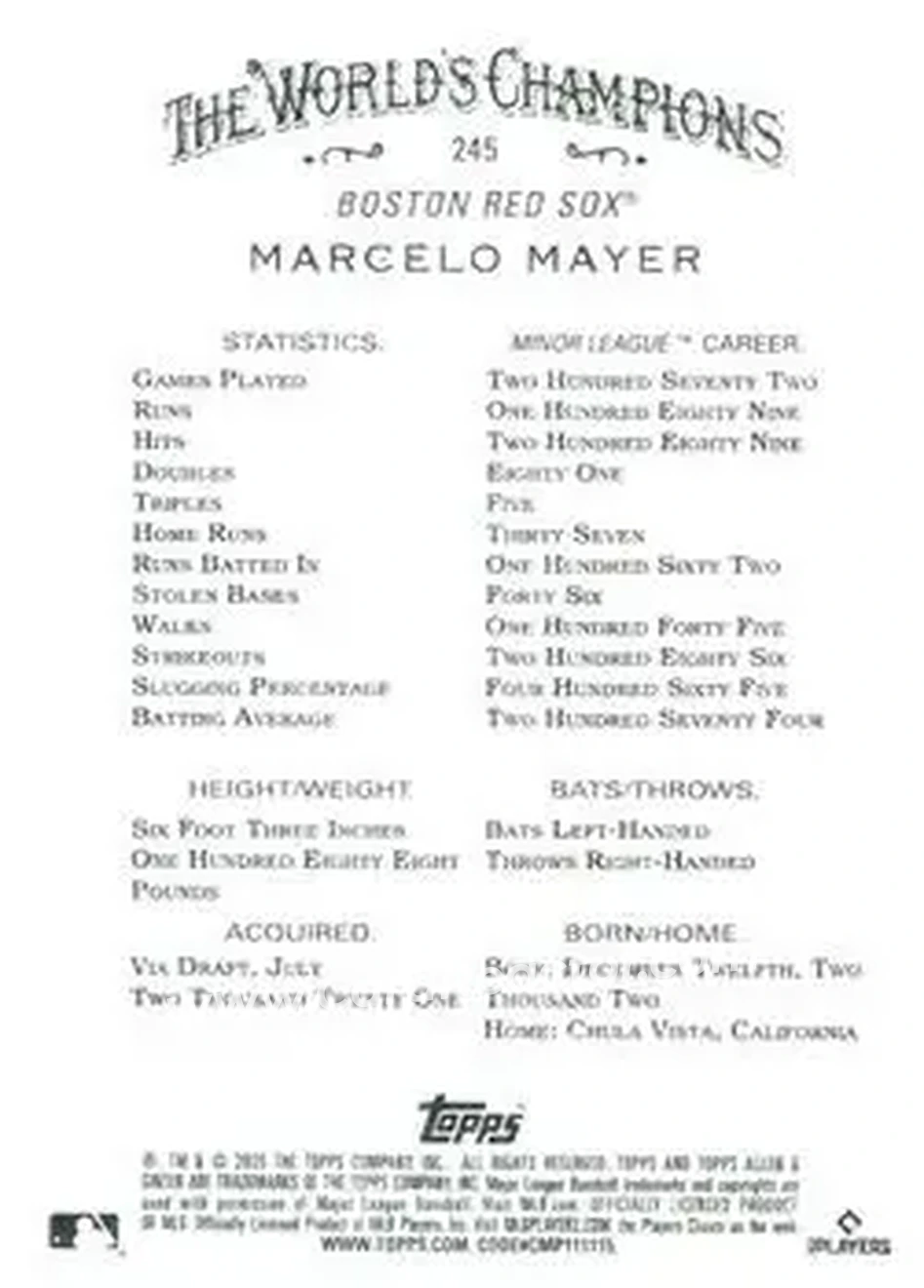 Back of Marcelo Mayer