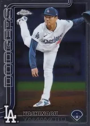 2025 Topps Chrome #179 Yoshinobu Yamamoto
