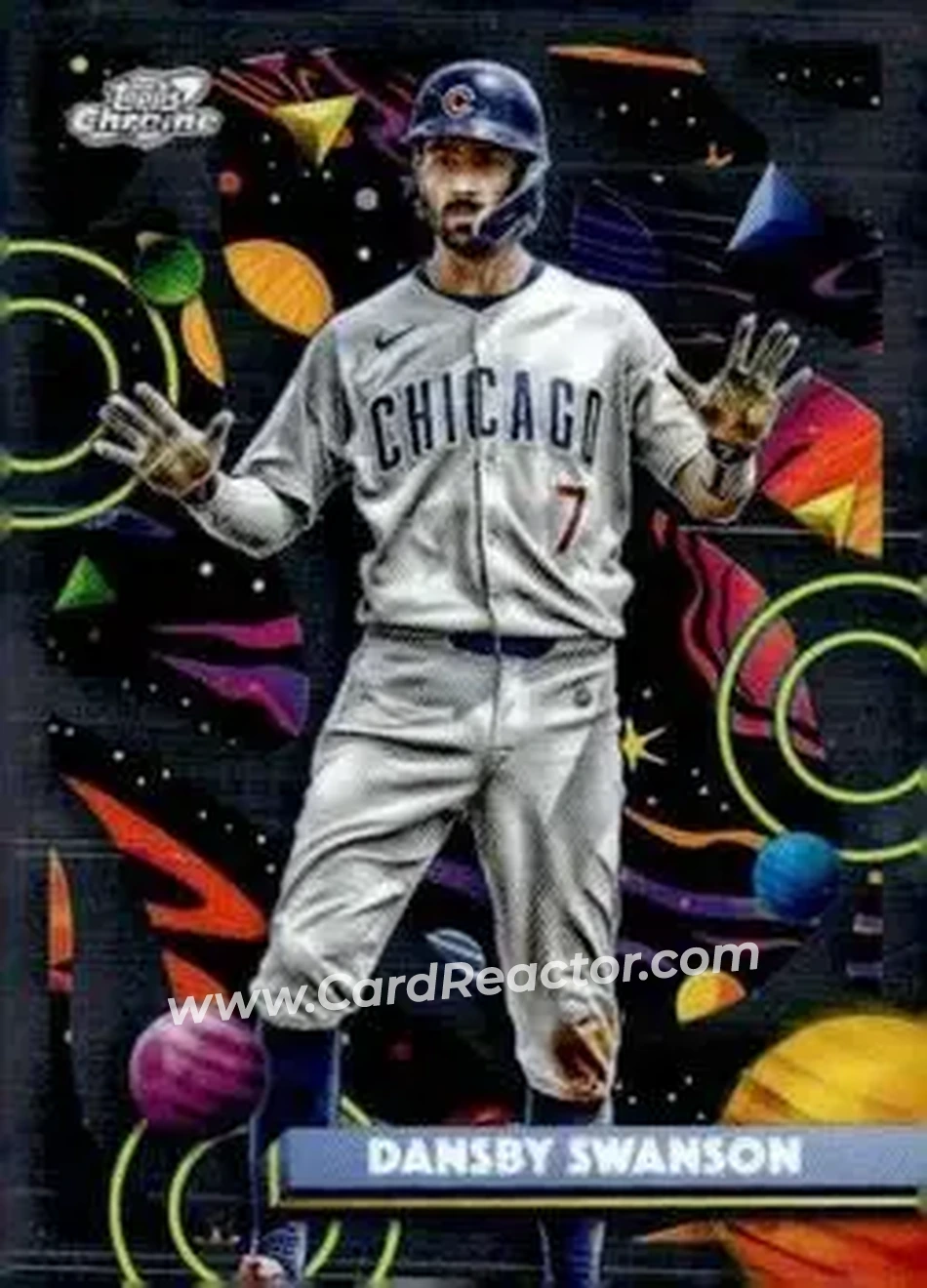 2025 Topps Chrome Cosmic #187 Dansby Swanson