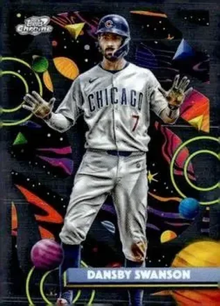 2025 Topps Chrome Cosmic #187 Dansby Swanson