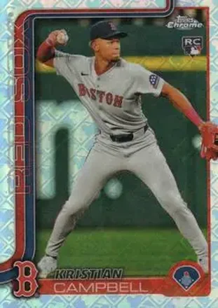 2025 Topps Chrome Logofractor Edition #171 Kristian Campbell