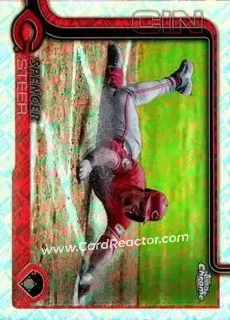 2025 Topps Chrome Logofractor Edition #174 Spencer Steer