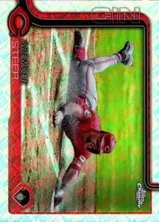 2025 Topps Chrome Logofractor Edition #174 Spencer Steer
