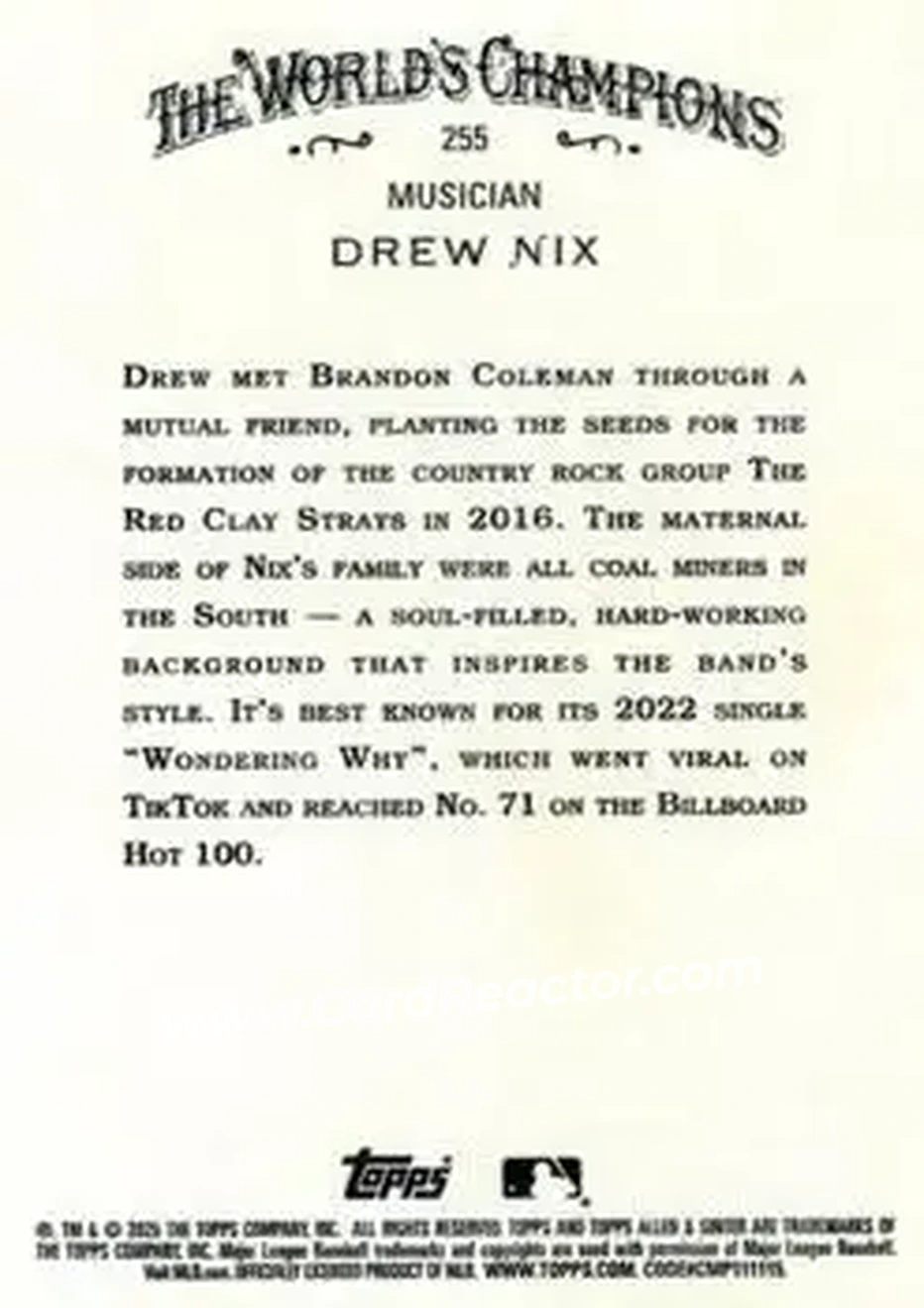 Back of Drew Nix