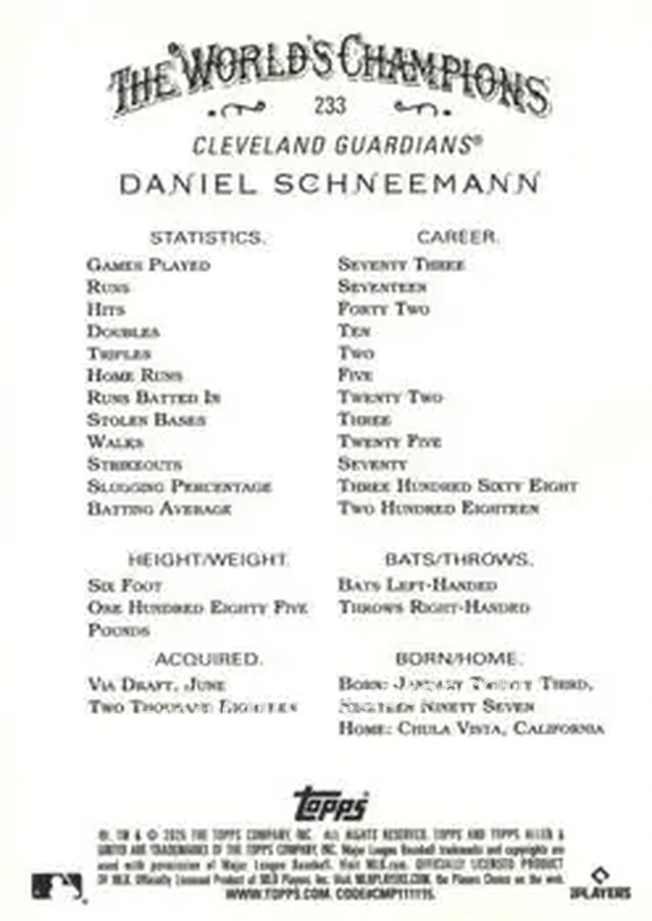 Back of Daniel Schneemann