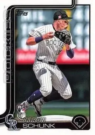 2025 Topps #196 Aaron Schunk