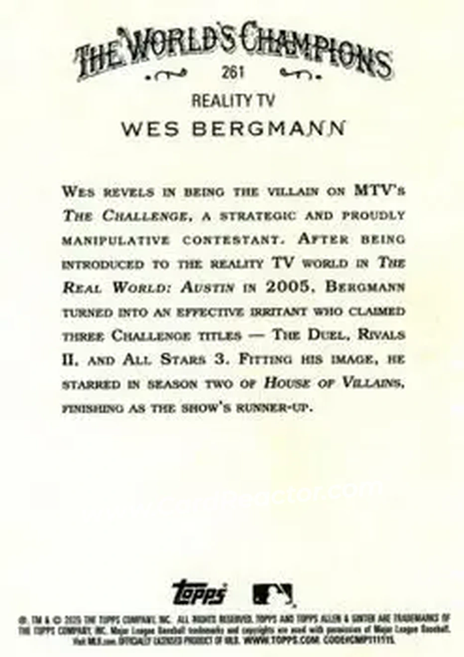 Back of Wes Bergmann
