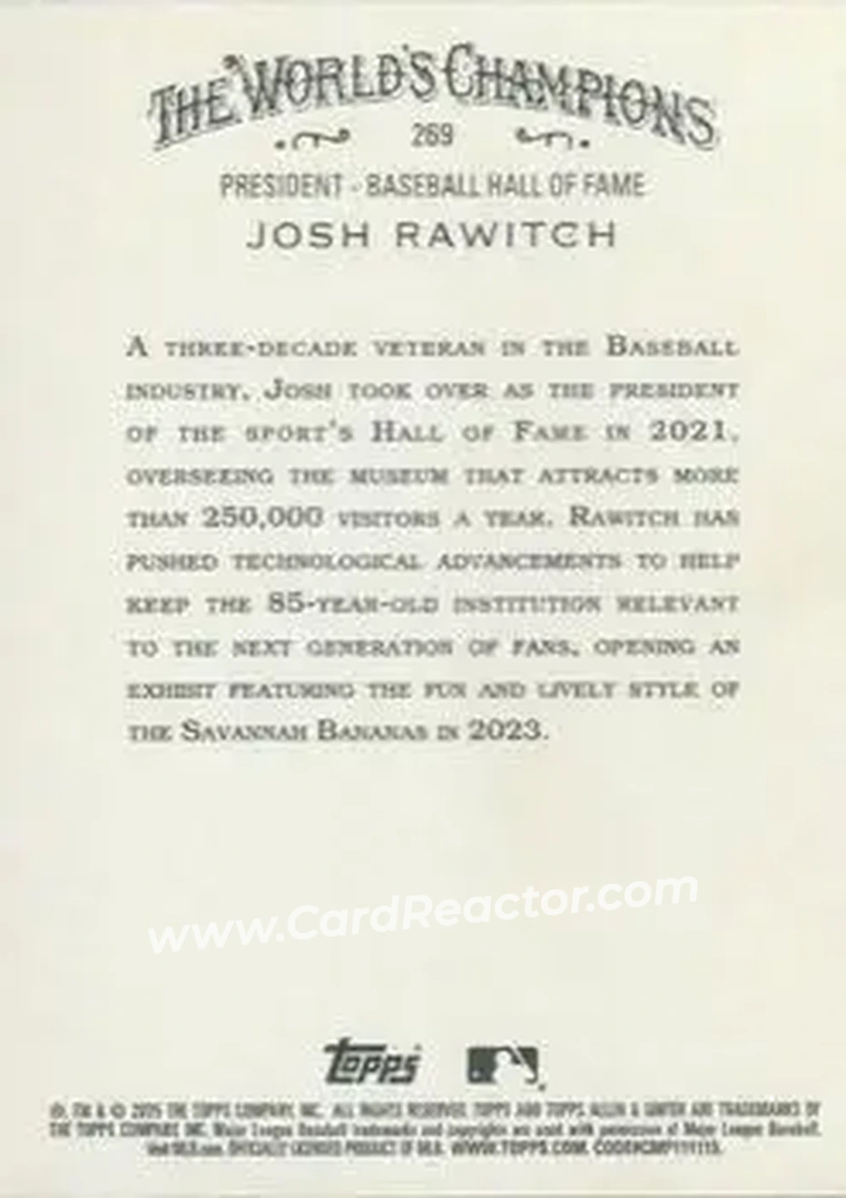 Back of Josh Rawitch