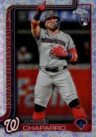 2025 Topps Chrome Logofractor Edition #187 Andres Chaparro