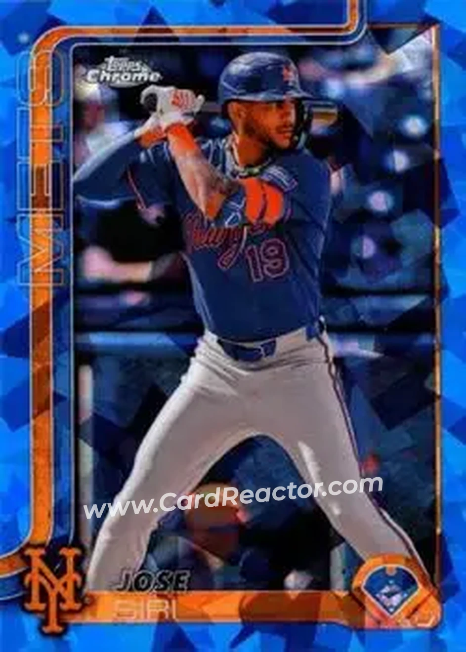 2025 Topps Chrome Sapphire Edition #195 Jose Siri