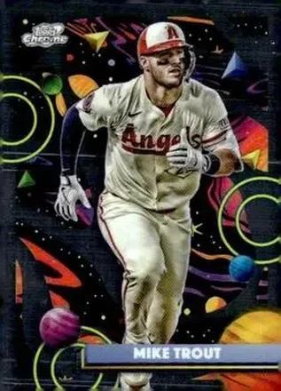 2025 Topps Chrome Cosmic #188 Mike Trout