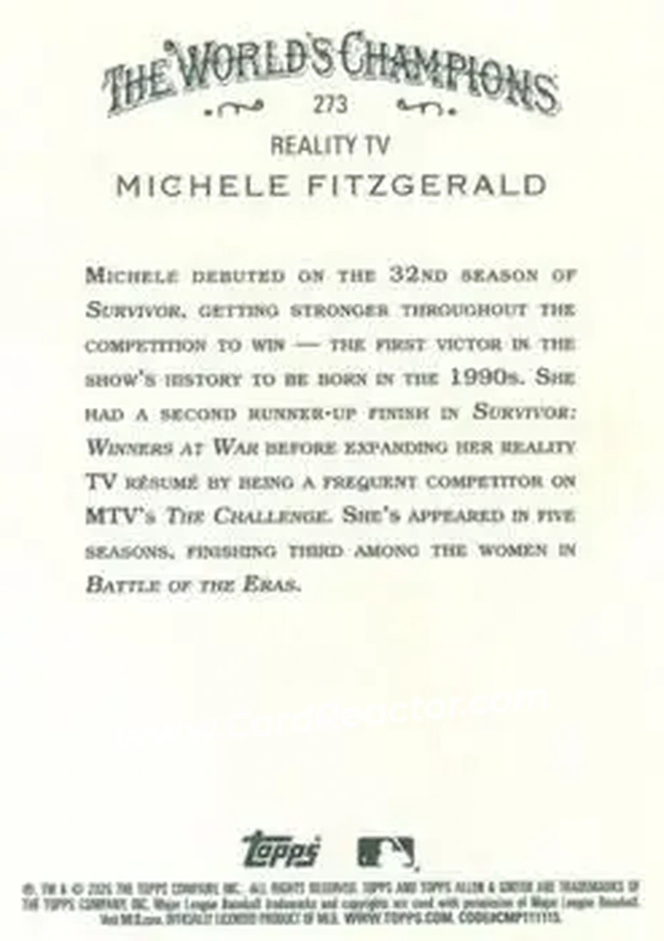 Back of Michele Fitzgerald