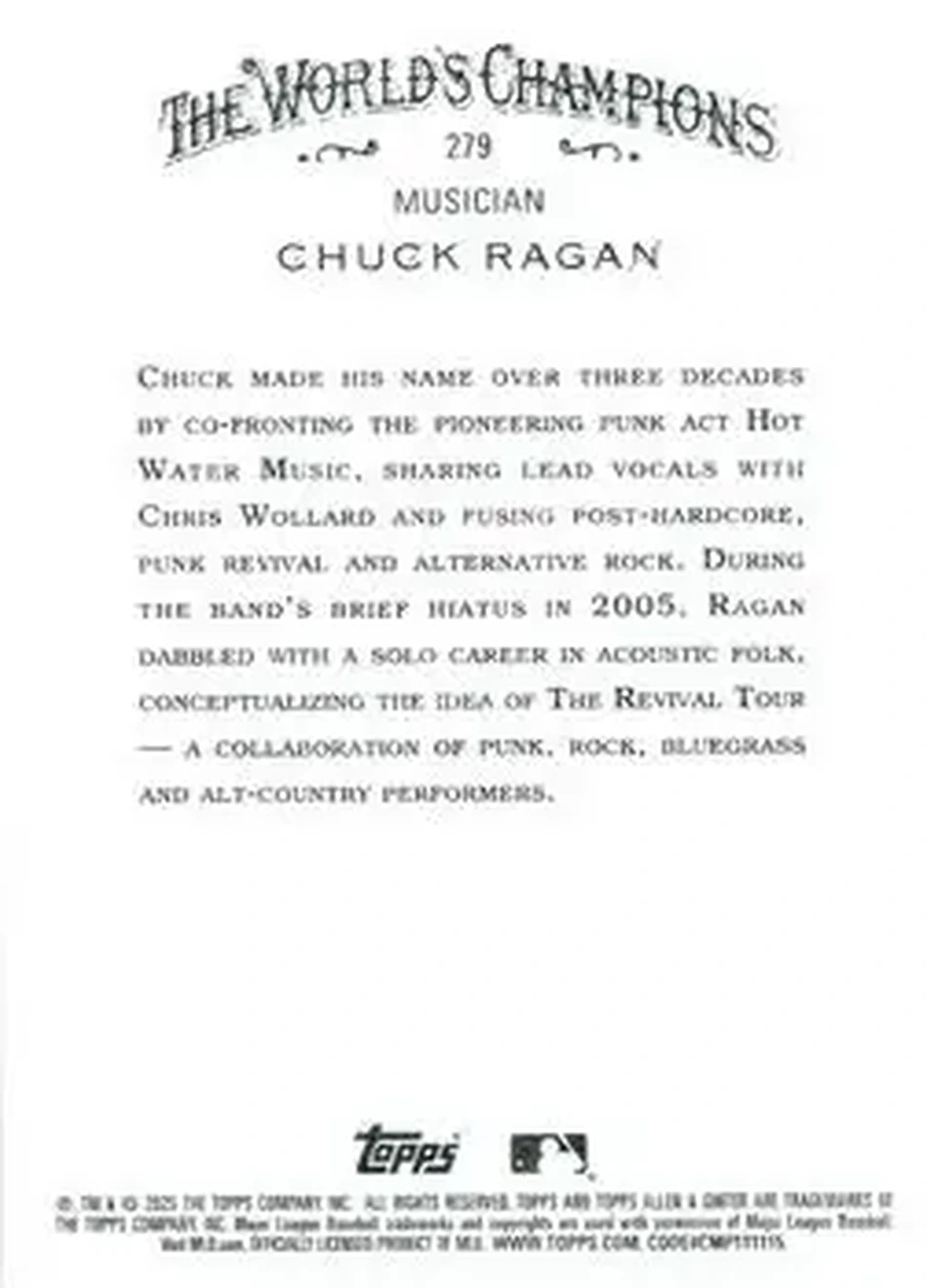 Back of Chuck Ragan